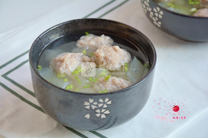 冬瓜肉丸湯的做法步驟：9
