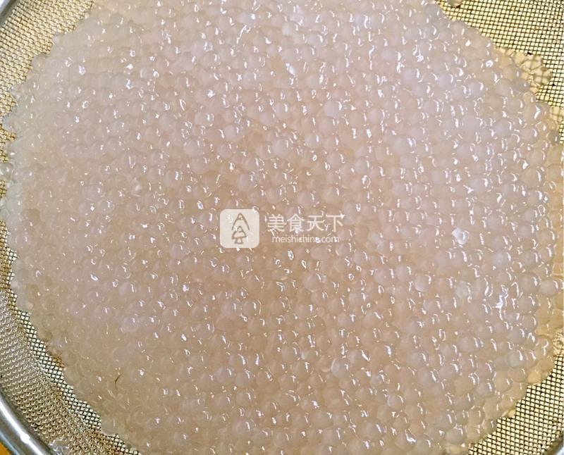 木瓜牛奶西米露的做法步驟：14
