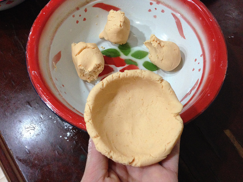 【芝麻番薯餅】的做法步驟：9