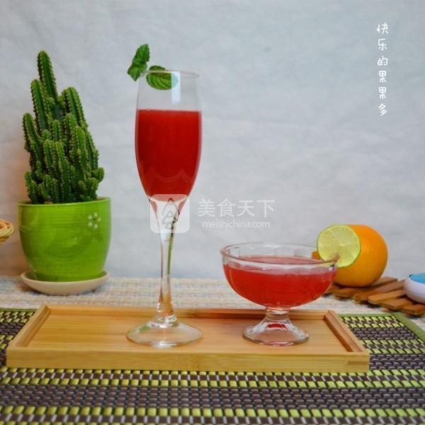西瓜檸檬雞尾酒果汁的做法步驟：4