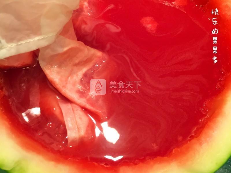 西瓜果凍的做法步驟：6