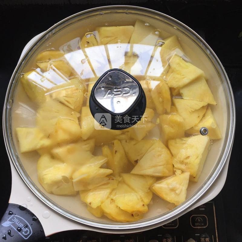 糖水菠蘿的做法步驟：5