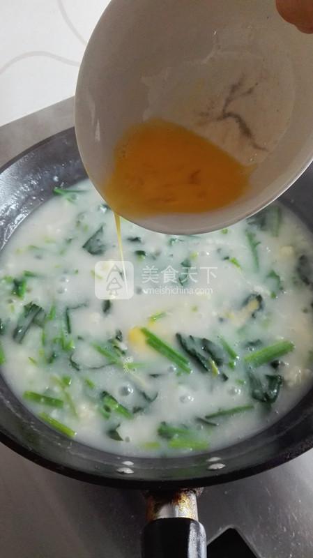 菠菜雞蛋疙瘩湯的做法步驟：10