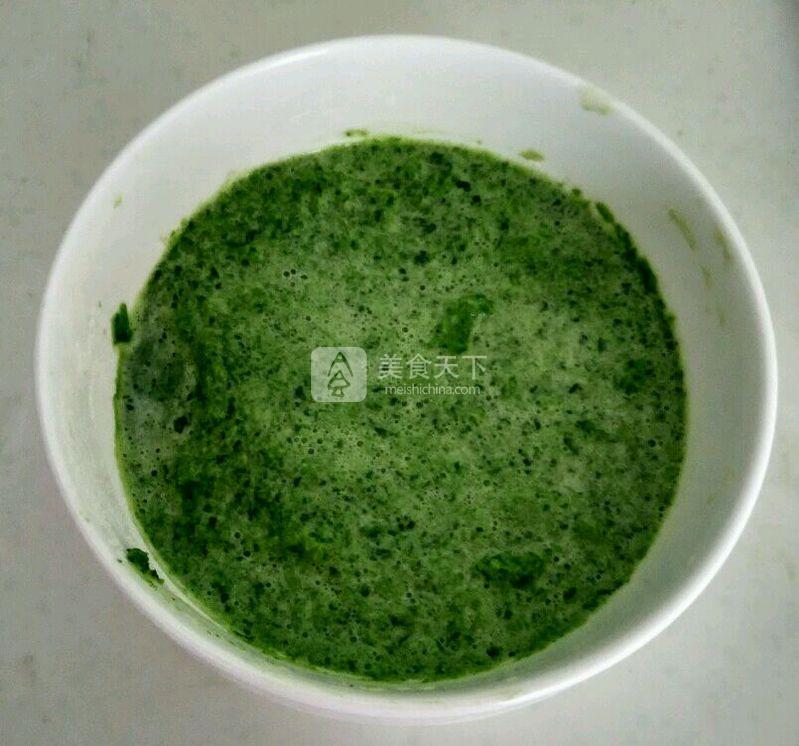 菠菜雞蛋面的做法步驟：2