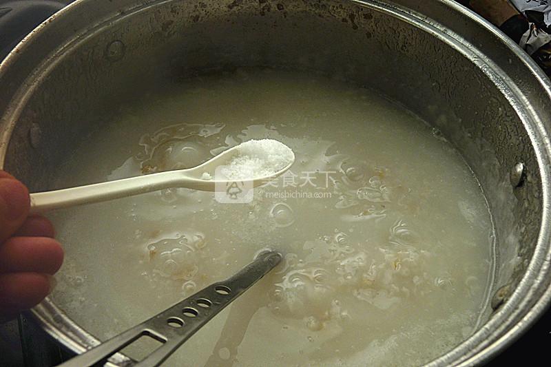 燕麥羊骨粥的做法步驟：5