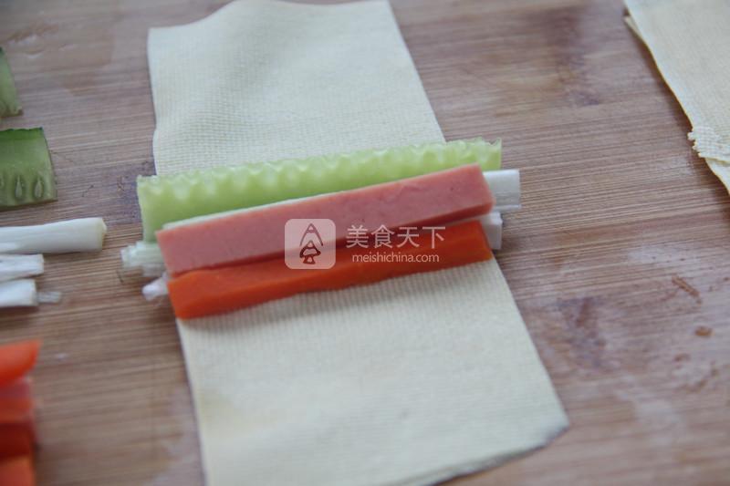 節後減肥食譜——缤紛千張卷的做法步驟：5