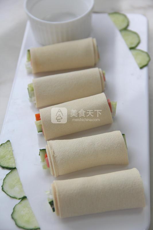 節後減肥食譜——缤紛千張卷的做法步驟：6