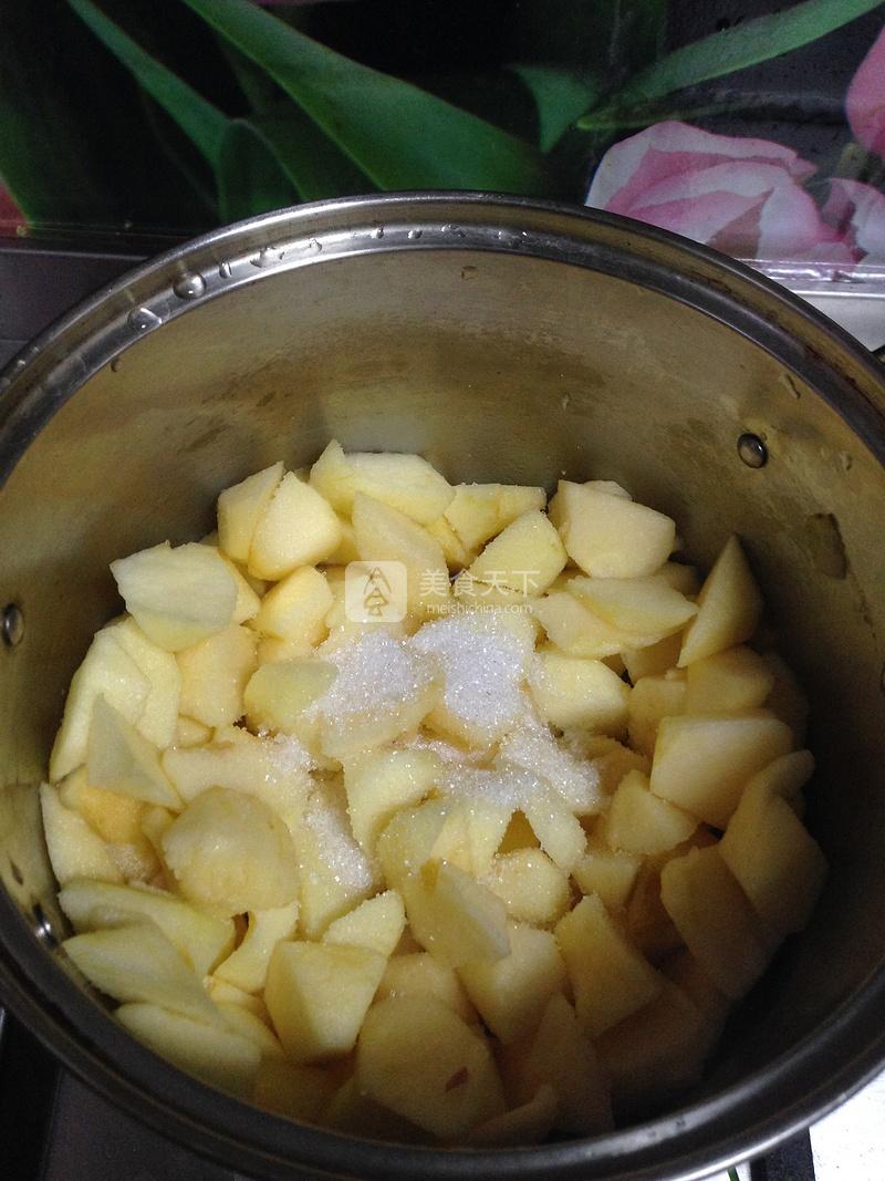 杏仁焦糖蘋果派的做法步驟：5