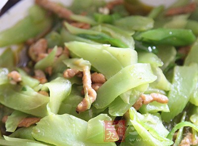 莴筍炒肉片