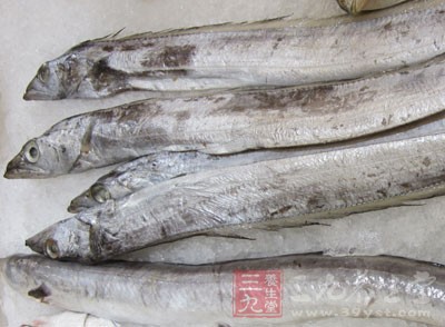 帶魚屬海魚類，營養價值極高，常食帶魚能和中開胃、暖胃補虛和潤澤肌膚
