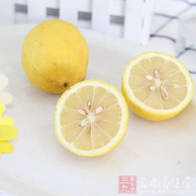 檸檬是一種非常好的養顏水果