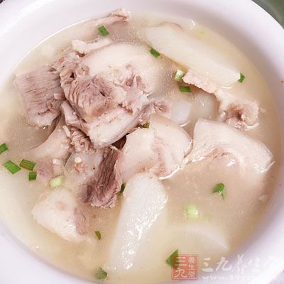 冬瓜淮山蹄髈湯能保健身體