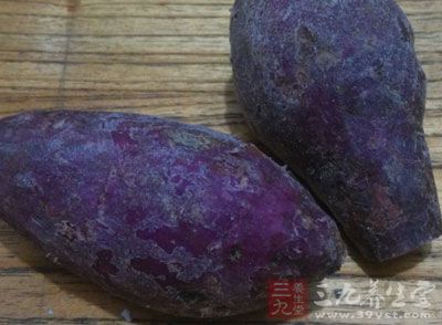 紫薯，銀耳，冰糖