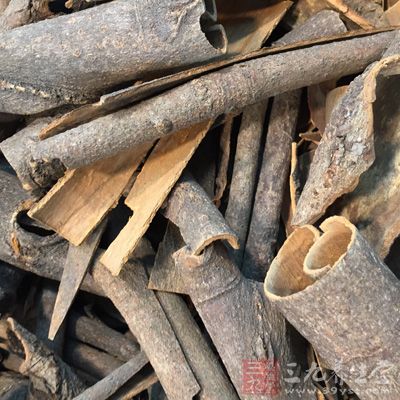兩個小干辣椒，一小塊桂皮