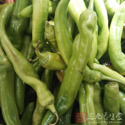 生姜、蒜頭、青椒