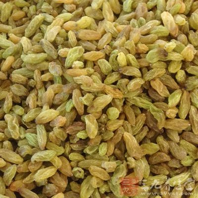 葡萄干內含大量葡萄糖,對心肌有營養作用 葡萄干內含大量葡萄糖,對心肌有營養作用