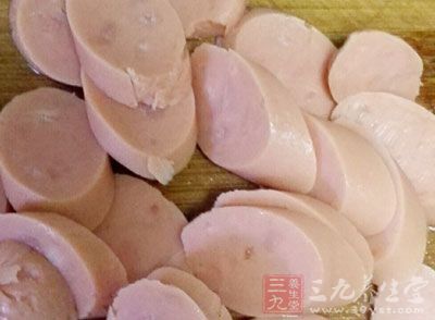 火腿腸，菠菜，壽司飯烤紫菜