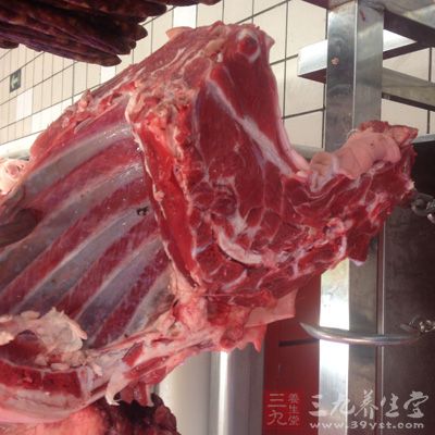 羊腿骨,羊肉,豆腐,白菜,香菜 羊腿骨,羊肉,豆腐,白菜,香菜