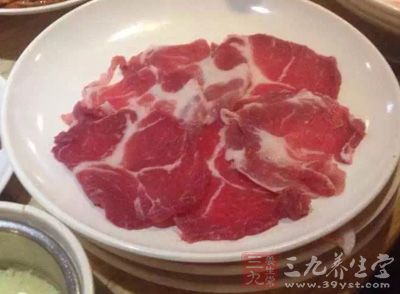 肥牛片提前從冰箱取出解凍