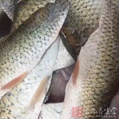 魚片晾干水分，或者用廚房紙擦干