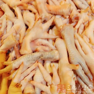 清洗干淨的雞爪 清洗干淨的雞爪