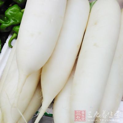 白蘿卜能夠清熱化痰