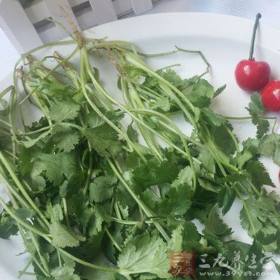 沙蝦一斤,米100g,鹽適量,香菜一根 沙蝦一斤,米100g,鹽適量,香菜一根