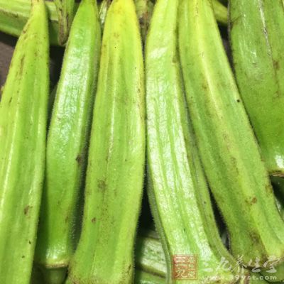 選擇新鮮的秋葵做主料