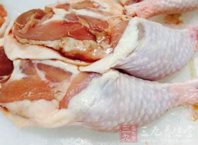 雞腿洗淨斬件