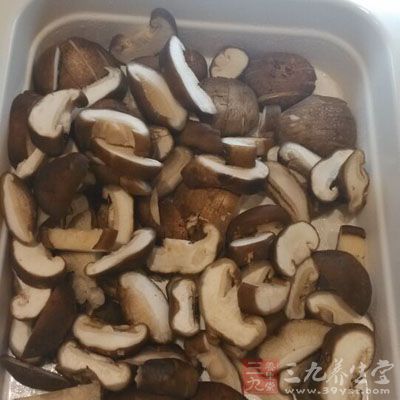 香菇泡軟切片