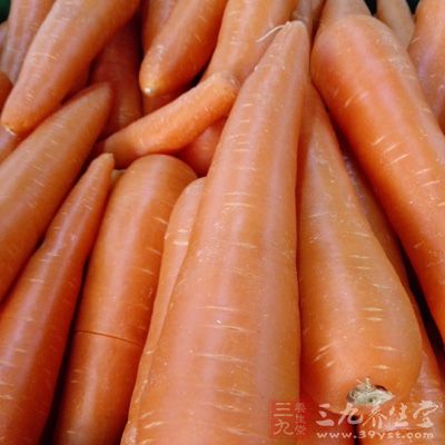 食材：適量的胡蘿卜