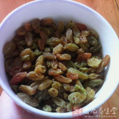 吃醋葡萄干大幅度改善貧血