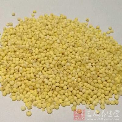 准備好適量的小米 准備好適量的小米