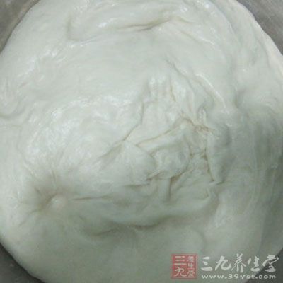 面團發酵完成後 面團發酵完成後