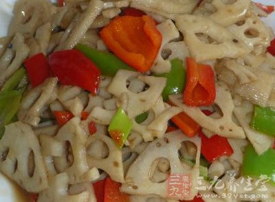 藕，香蔥，蒜片