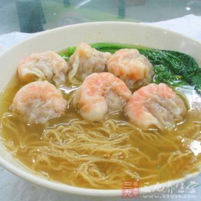 蝦仁丸子湯面