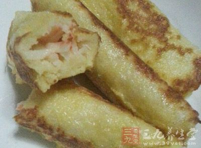 鮮蝦吐司卷的做法