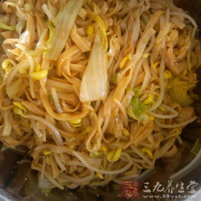 油潑豆芽的做法