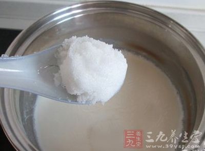 食用時,放入白糖即可 食用時,放入白糖即可