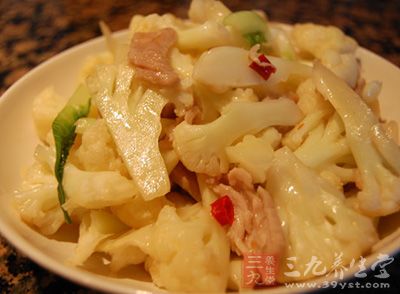 推薦食譜:菜花炒肉片 推薦食譜:菜花炒肉片