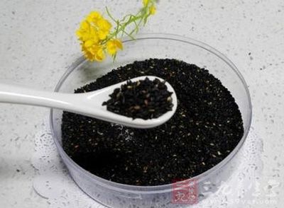 黑芝麻中含有大量的油酸、葉酸、蛋白質、棕榈酸、維生素E、鈣質等頭發所需微量成分