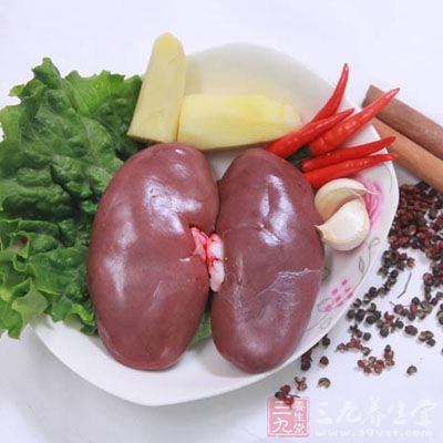 豬腰去脂膜,切片 豬腰去脂膜,切片