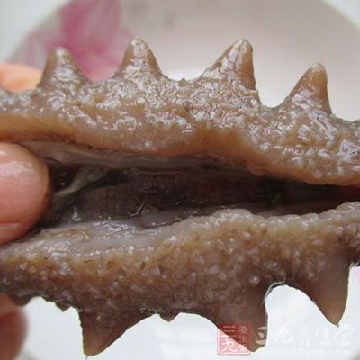 海參泡發,我用的即食海參,去除髒東西,洗干淨 海參泡發,我用的即食海參,去除髒東西,洗干淨