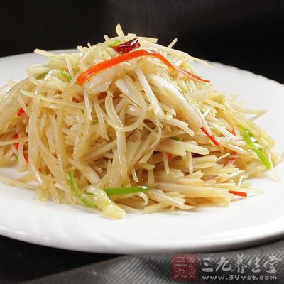 酸辣土豆絲的做法六