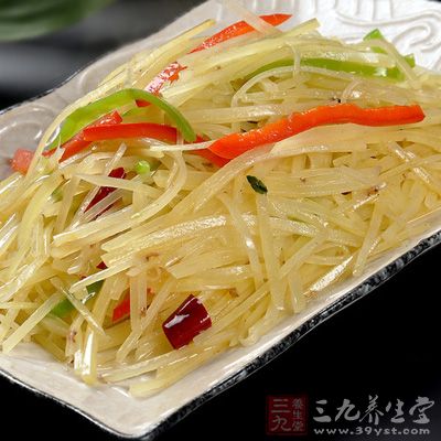 酸辣土豆絲的做法四