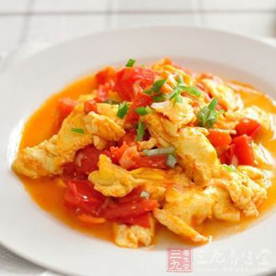 番茄炒雞蛋做法四制作過程
