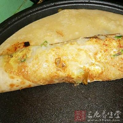 早餐雞蛋煎餅(不要中間的薄脆)1塊