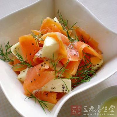 莳蘿腌三文魚