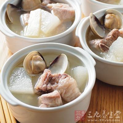 蛤蛎冬瓜排骨湯 蛤蛎冬瓜排骨湯