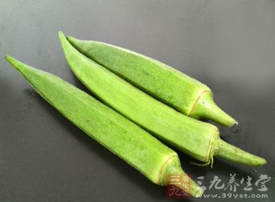 秋葵黏黏軟軟，很適合沒有食欲的孕初期孕婦食用